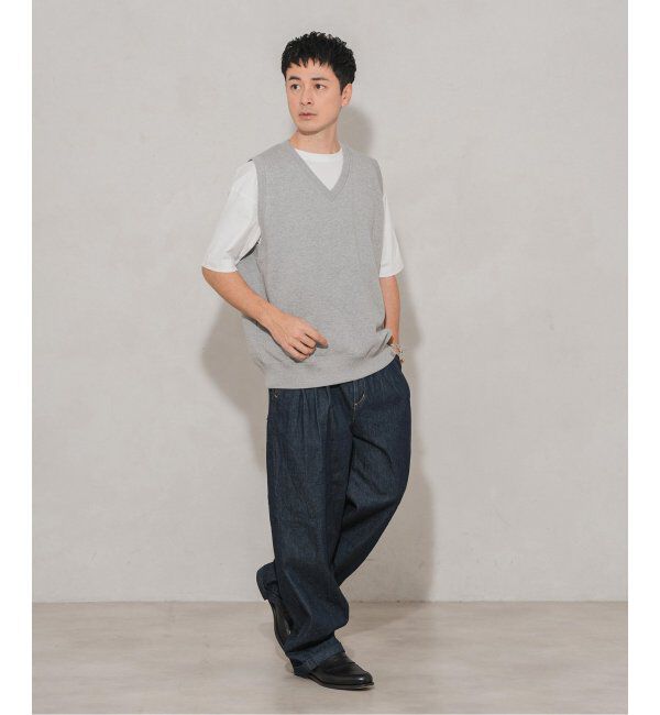 EDIFICE「LOOPWHEELER &times; LOWERCASE for EDIFICE ライトツリウラケ ルーズベスト」|スウェット・ジャージ|