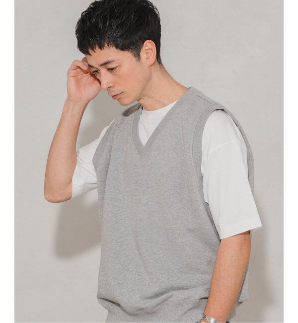 EDIFICE「LOOPWHEELER &times; LOWERCASE for EDIFICE ライトツリウラケ ルーズベスト」|スウェット・ジャージ|