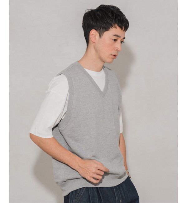 EDIFICE「LOOPWHEELER &times; LOWERCASE for EDIFICE ライトツリウラケ ルーズベスト」|スウェット・ジャージ|