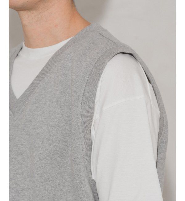 EDIFICE「LOOPWHEELER &times; LOWERCASE for EDIFICE ライトツリウラケ ルーズベスト」|スウェット・ジャージ|