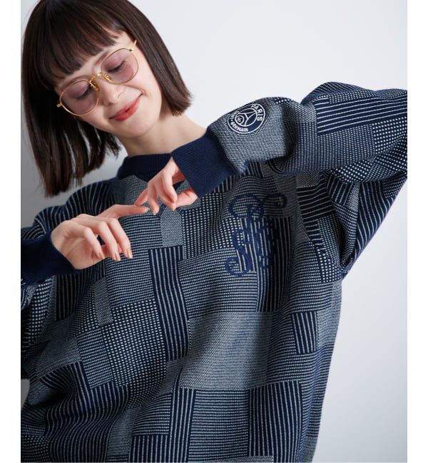 Paris Saint-Germain「【Paris Saint-Germain / パリ・サン＝ジェルマン】 JP Panel Sweat Knit」|ニット・セーター|