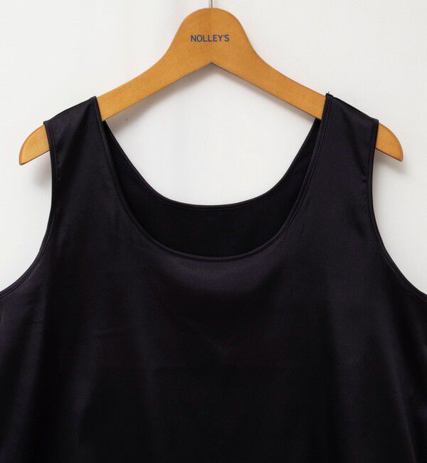 NOLLEY'S「ウォッシャブル裾レースオトナサテンタンク」|タンクトップ|