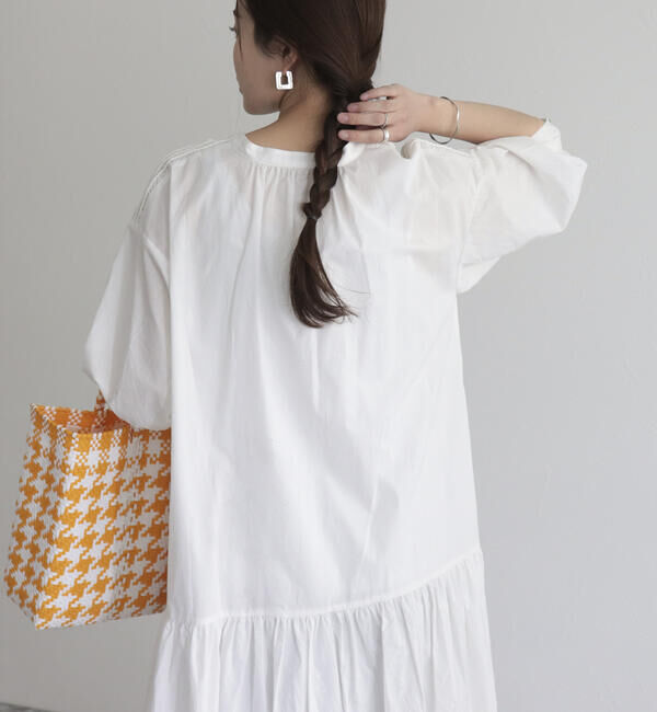 fredy emue「【fredyemueフレディエミュ】コードボリュームシャツワンピース」|ワンピース|