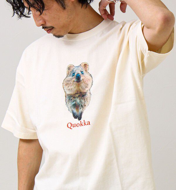 GLOSTER「【大人も着やすい】リアルアニマル プリントTシャツ」|Tシャツ・カットソー|ホワイト系その他