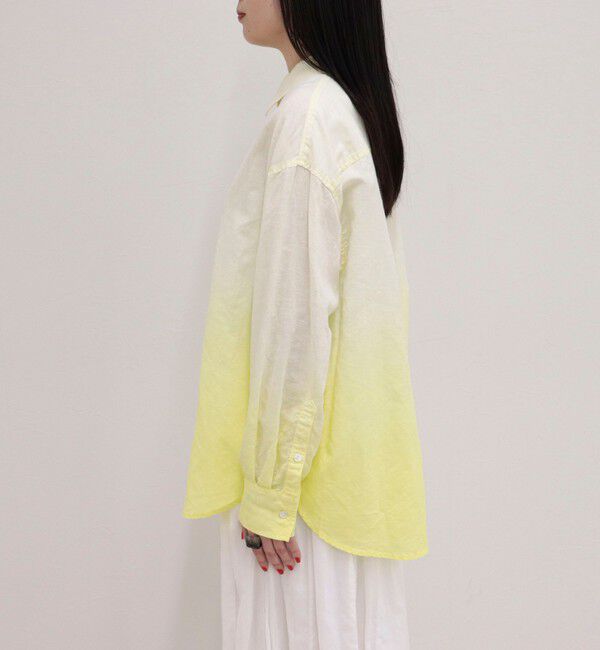 fredy emue「グラデーションリネンシャツ」|シャツ・ブラウス|