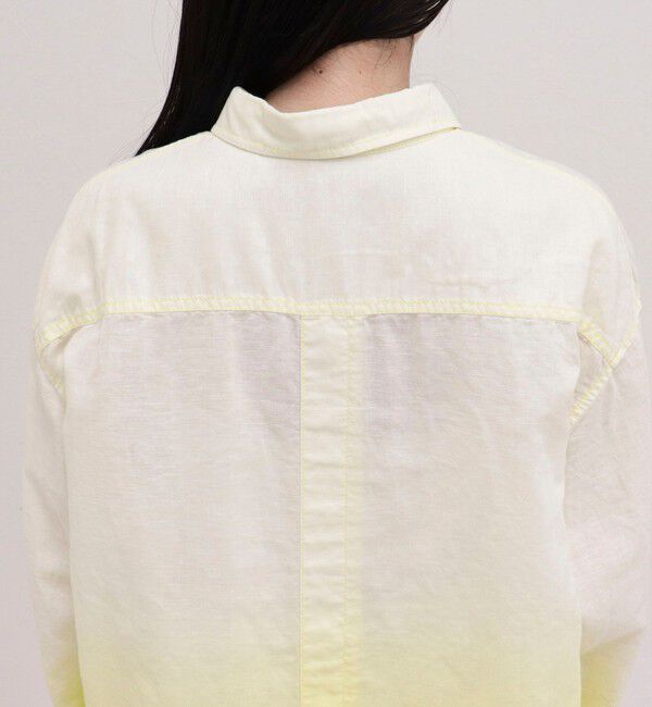 fredy emue「グラデーションリネンシャツ」|シャツ・ブラウス|