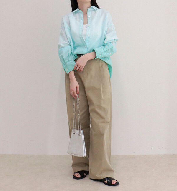 fredy emue「グラデーションリネンシャツ」|シャツ・ブラウス|