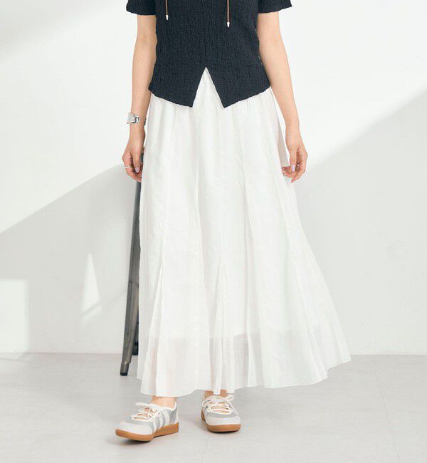 fredy emue「COTTONマチ付きギャザースカート」|スカート|