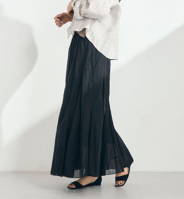 fredy emue「COTTONマチ付きギャザースカート」|スカート|
