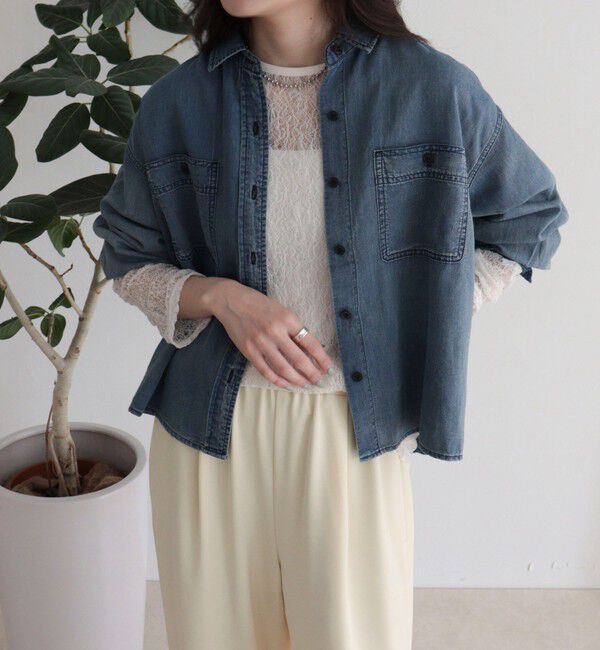 fredy emue「シアーレースロンTシャツ」|Tシャツ・カットソー|