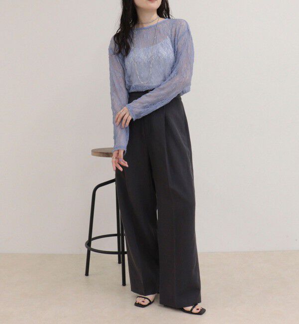 fredy emue「シアーレースロンTシャツ」|Tシャツ・カットソー|