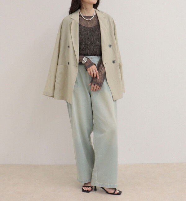 fredy emue「シアーレースロンTシャツ」|Tシャツ・カットソー|