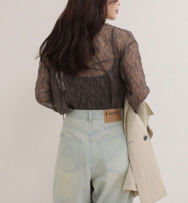 fredy emue「シアーレースロンTシャツ」|Tシャツ・カットソー|