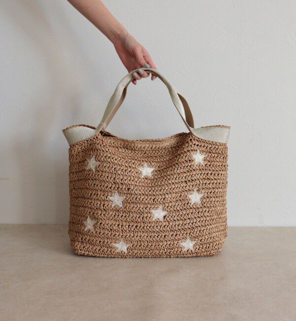 fredy emue「星刺しゅうペーパーバッグ」|トートバッグ|