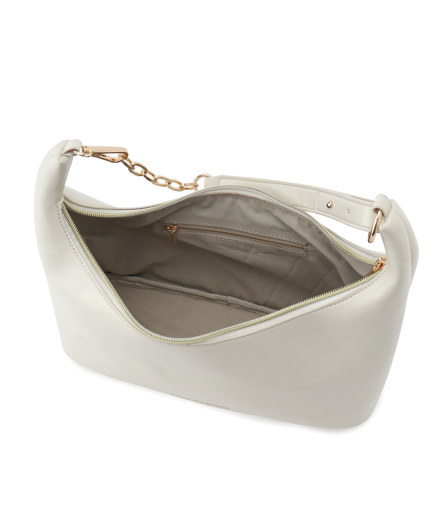 ROPE PICNIC PASSAGE「リンクルエナメルワイドワンショルダー＆クラッチバッグ」|ショルダー・メッセンジャー|