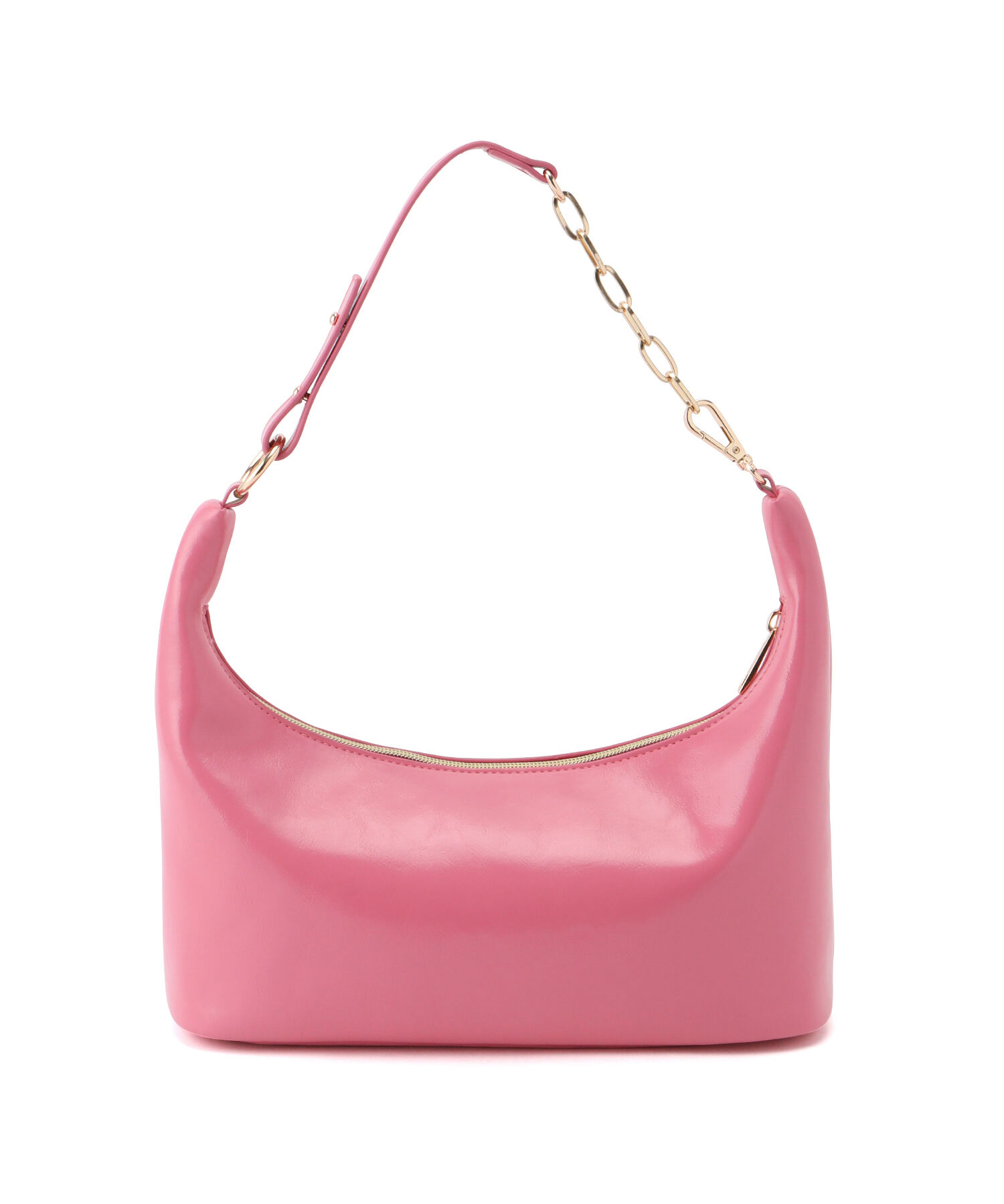 ROPE PICNIC PASSAGE「リンクルエナメルワイドワンショルダー＆クラッチバッグ」|ショルダー・メッセンジャー|