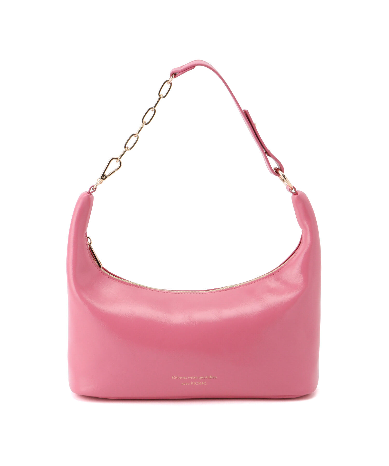 ROPE PICNIC PASSAGE「リンクルエナメルワイドワンショルダー＆クラッチバッグ」|ショルダー・メッセンジャー|