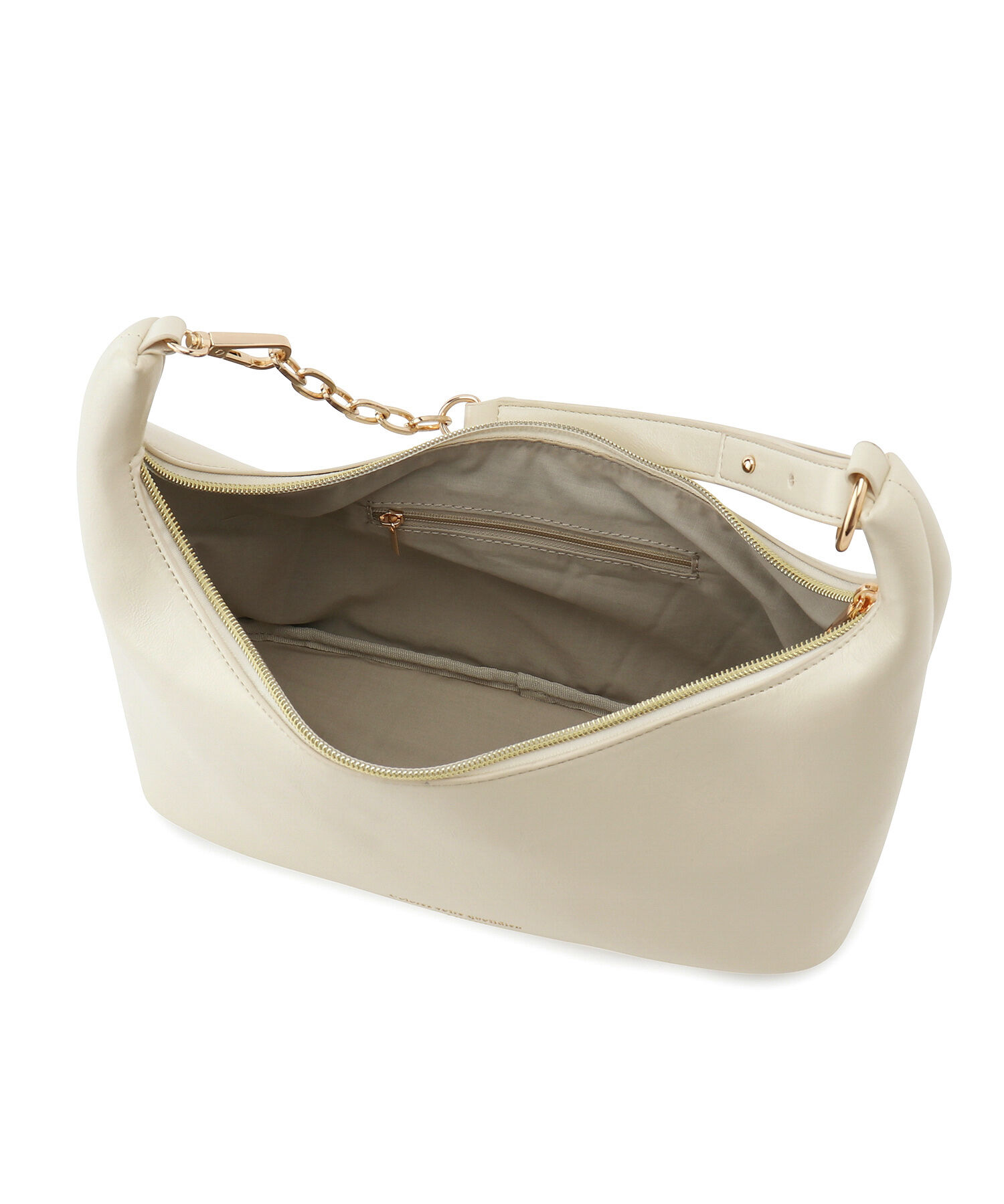 ROPE PICNIC PASSAGE「リンクルエナメルワイドワンショルダー＆クラッチバッグ」|ショルダー・メッセンジャー|