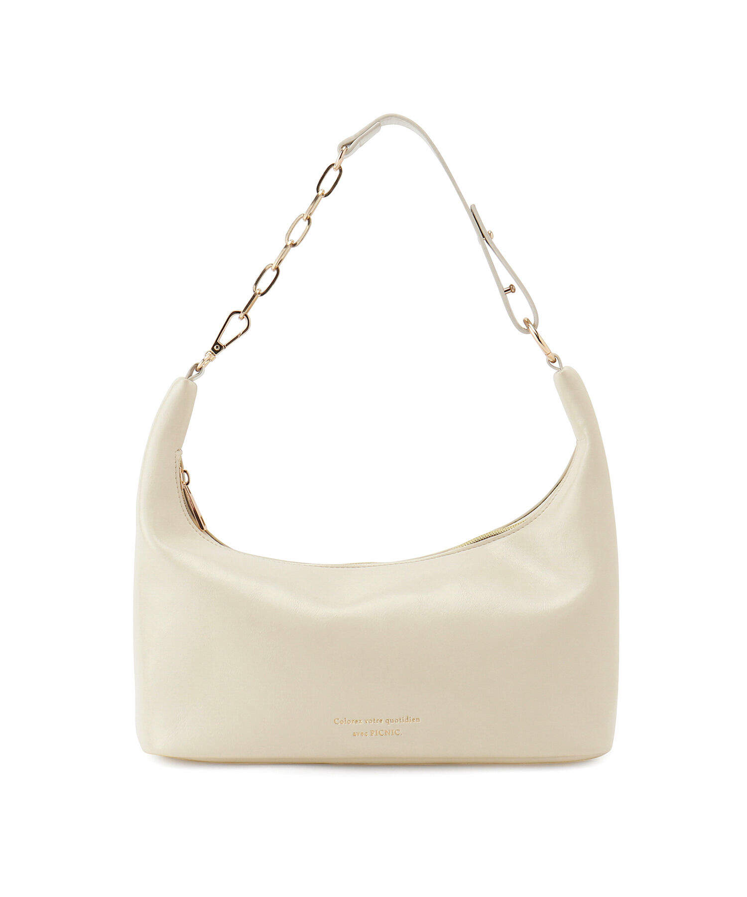 ROPE PICNIC PASSAGE「リンクルエナメルワイドワンショルダー＆クラッチバッグ」|ショルダー・メッセンジャー|