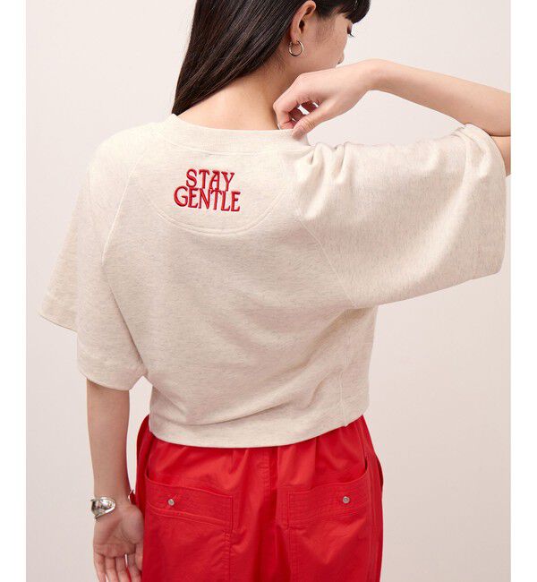 ADAM ET ROPE'「ハーフスリーブロゴスウェット」|スウェット・ジャージ|