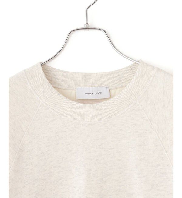 ADAM ET ROPE'「ハーフスリーブロゴスウェット」|スウェット・ジャージ|