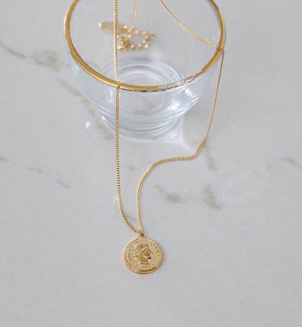  「【PAPILLONNER/パピヨネ】リバーシブルコインネックレス」|ネックレス|