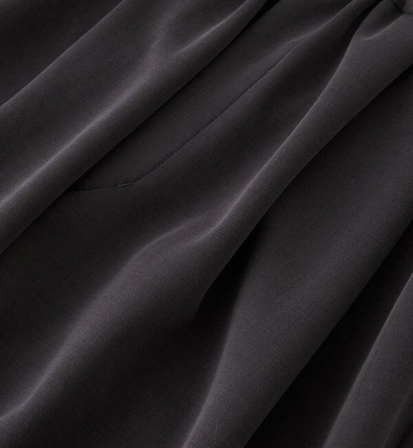  「予約【セットアップ着用可能/接触冷感機能付き】ドレーピーカットスラックス」|チノ|