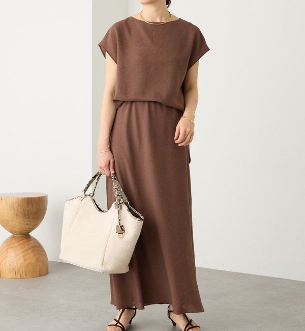  「予約【セットアップ着用可能】メッシュフレンチブラウス」|シャツ・ブラウス|