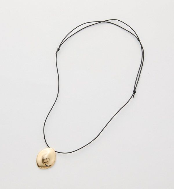  「【存在感抜群】プレートスライドコードネックレス」|ネックレス|ゴールド