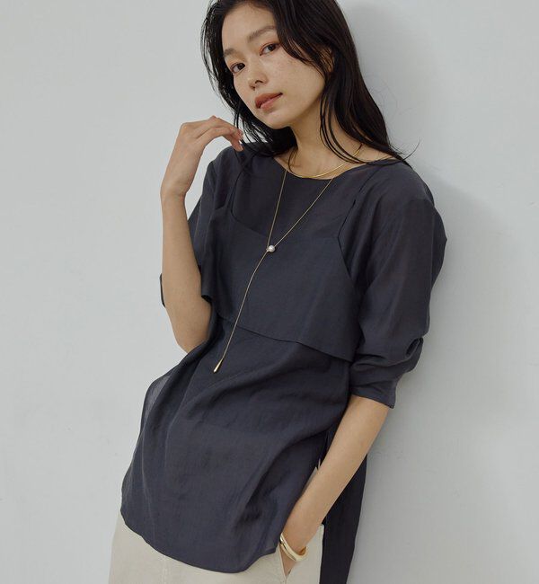  「ビスチェレイヤードシャツ」|シャツ・ブラウス|