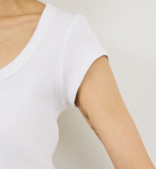  「【PEAS】コットンシルクチビTee」|Tシャツ・カットソー|