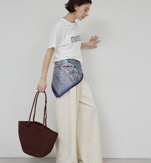  「【MIORA】ラフィア2WAYトート」|トートバッグ|