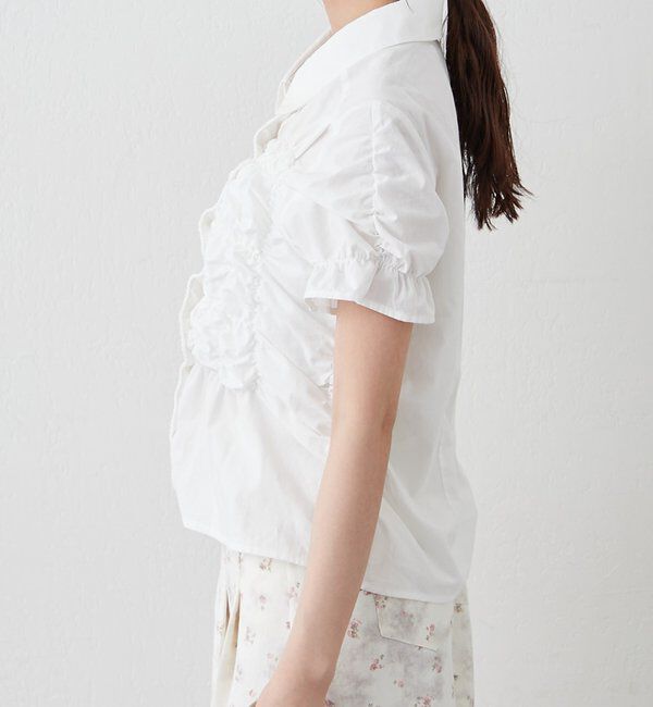  「シャーリングシェイプシャツ」|シャツ・ブラウス|