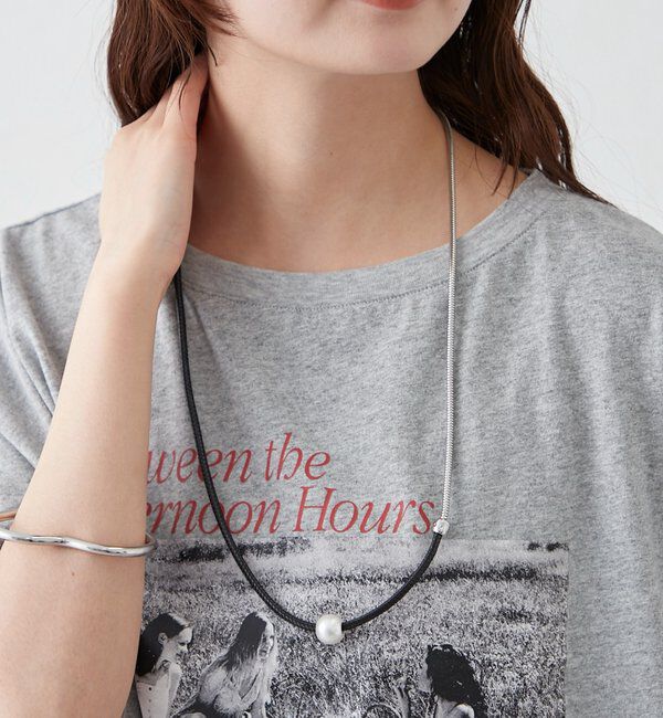  「Lara MIXロングネックレス」|リング|