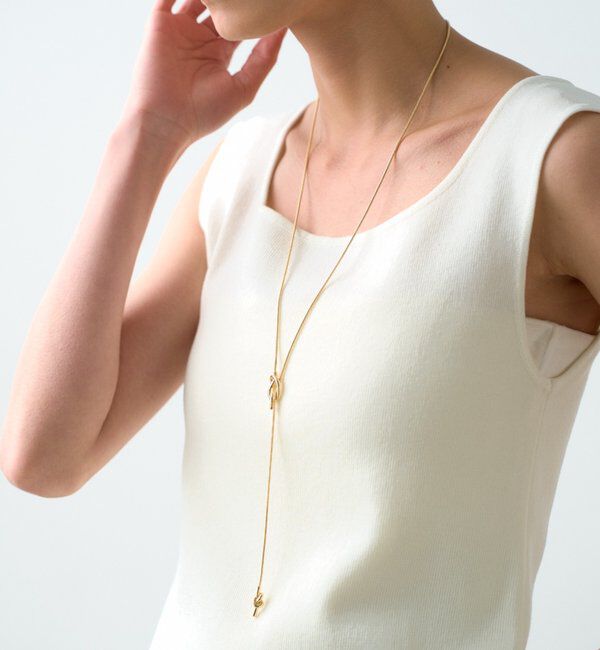  「【GALENA/ガレナ】ノットロングネックレス」|ネックレス|