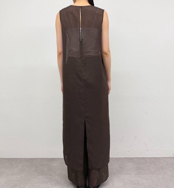  「【JAPAN MADE】シアーノースリワンピース」|ワンピース|