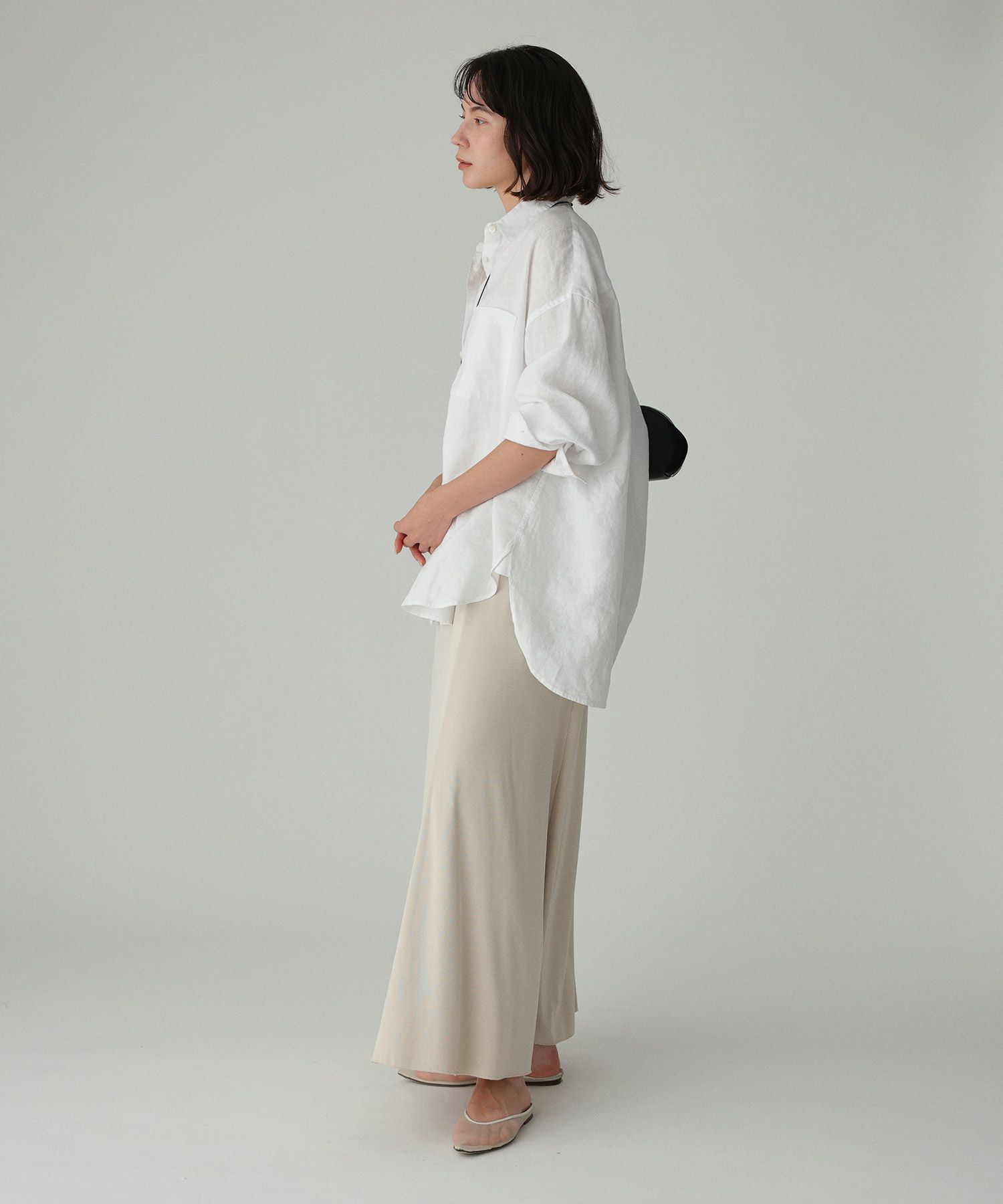 BABYLONE「リネンBIGシルエットシャツ」|シャツ・ブラウス|
