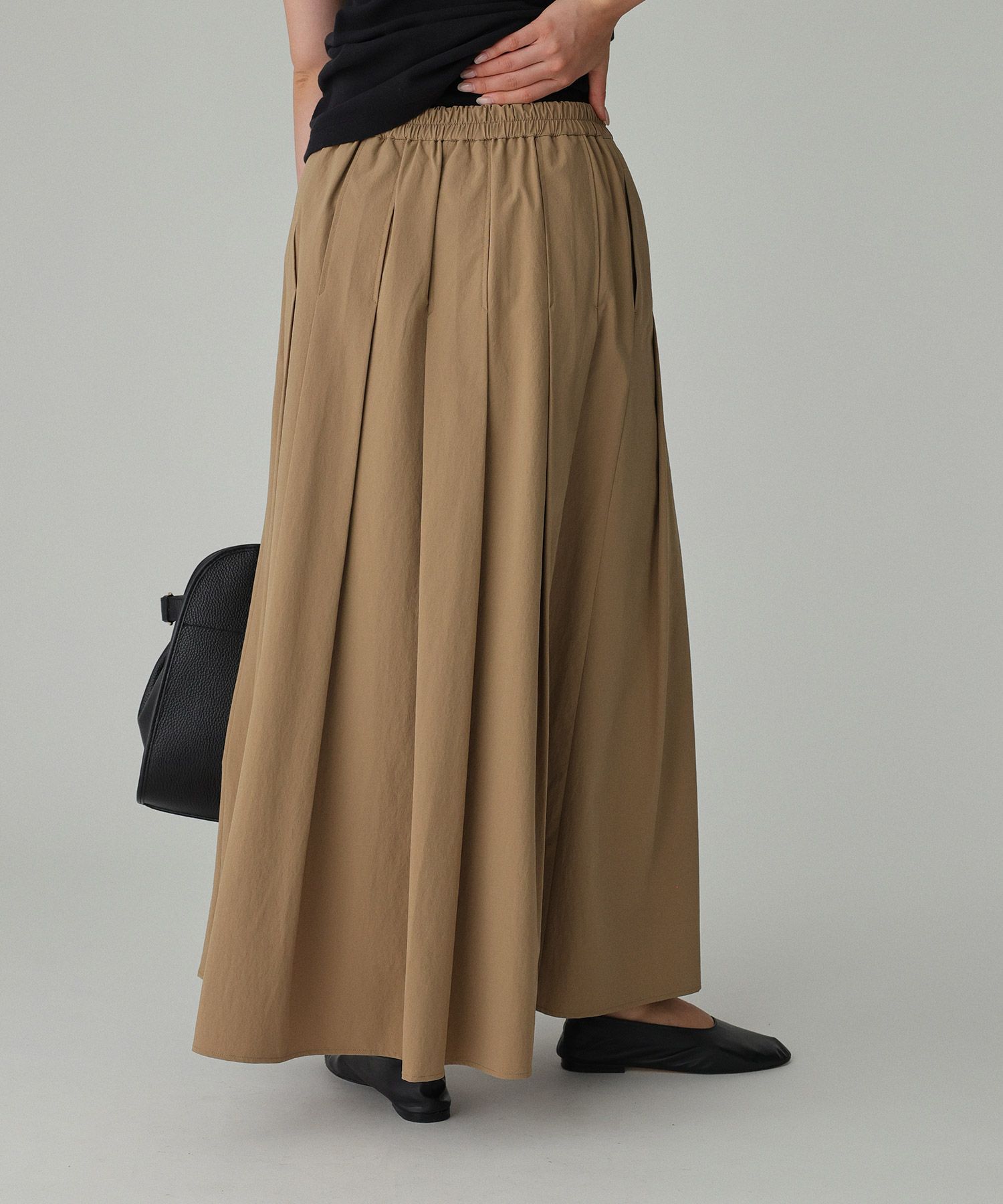 BABYLONE「【多機能素材】ナイロンタフタスカート」|スカート|