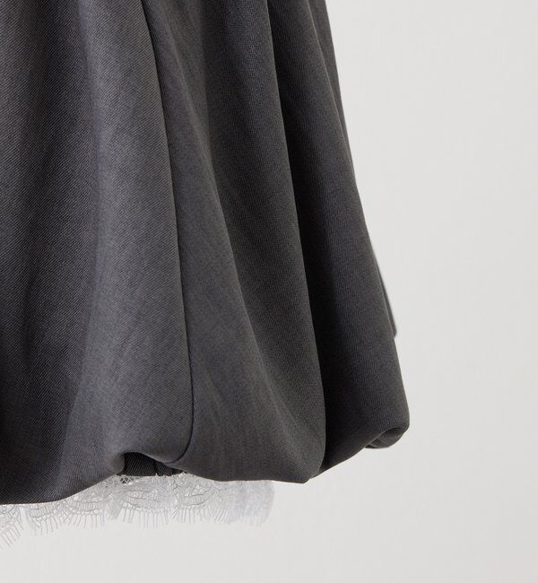  「レース付きバルーンミニスカート」|スカート|