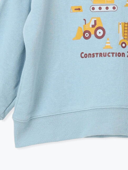 Samansa Mos2 Lagom「はたらく車プリントトレーナー」|Tシャツ・カットソー|