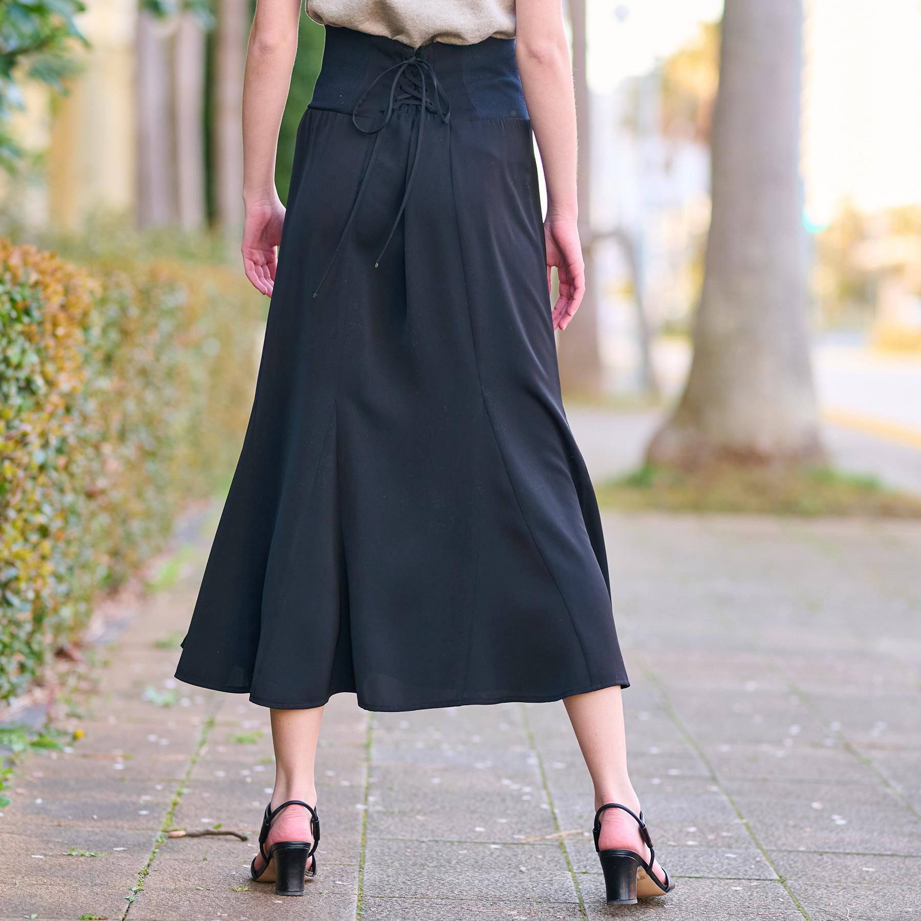 DRESSTERIOR「バックストラップマーメイドスカート」|スカート|