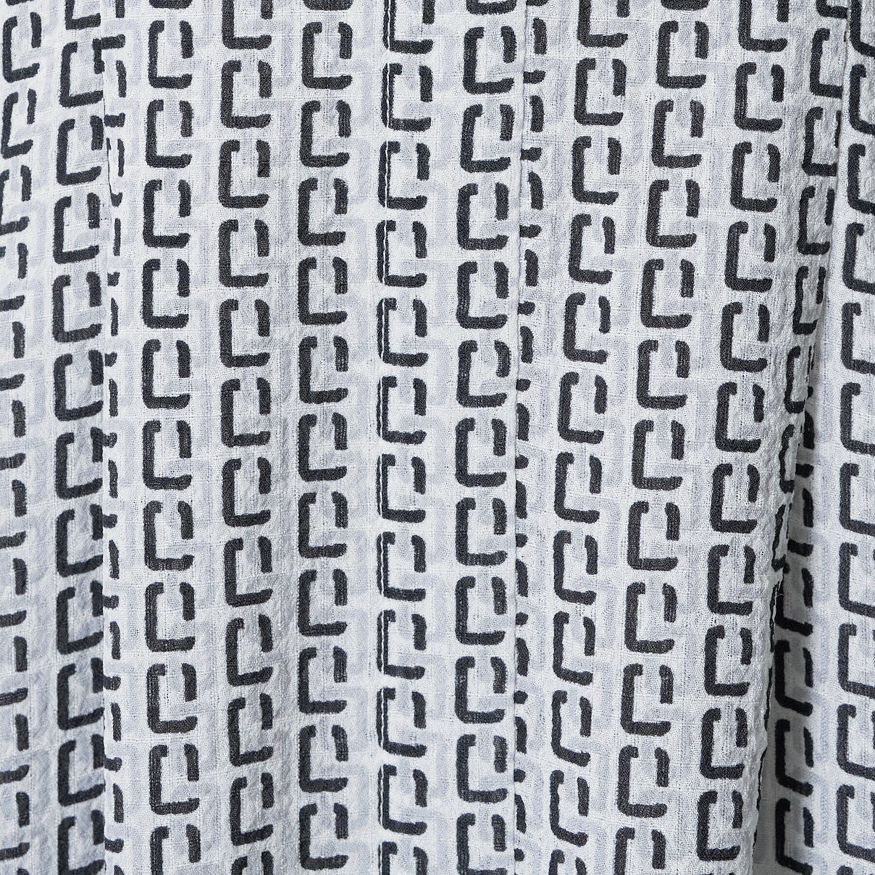 INDIVI「【洗える】無地＆チェーン柄 シャーリングサッカーワンピース」|ワンピース|