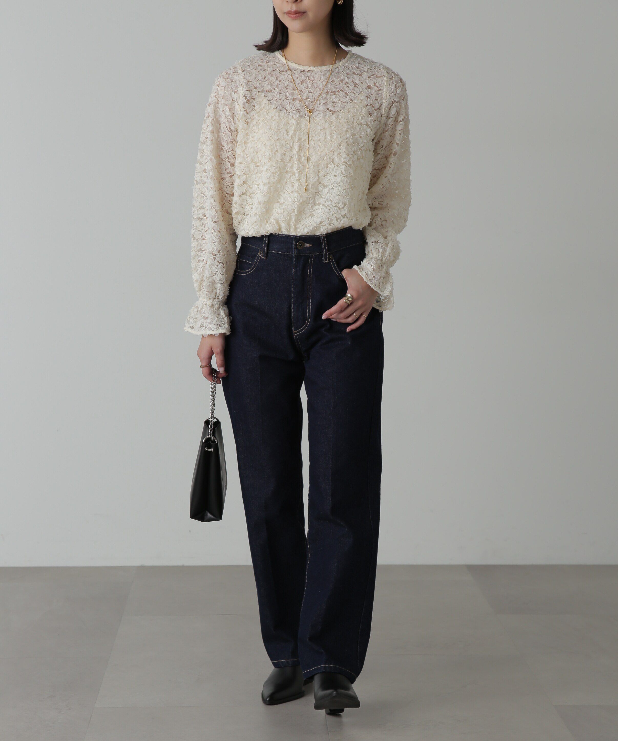  「レースフリルブラウス」|シャツ・ブラウス|