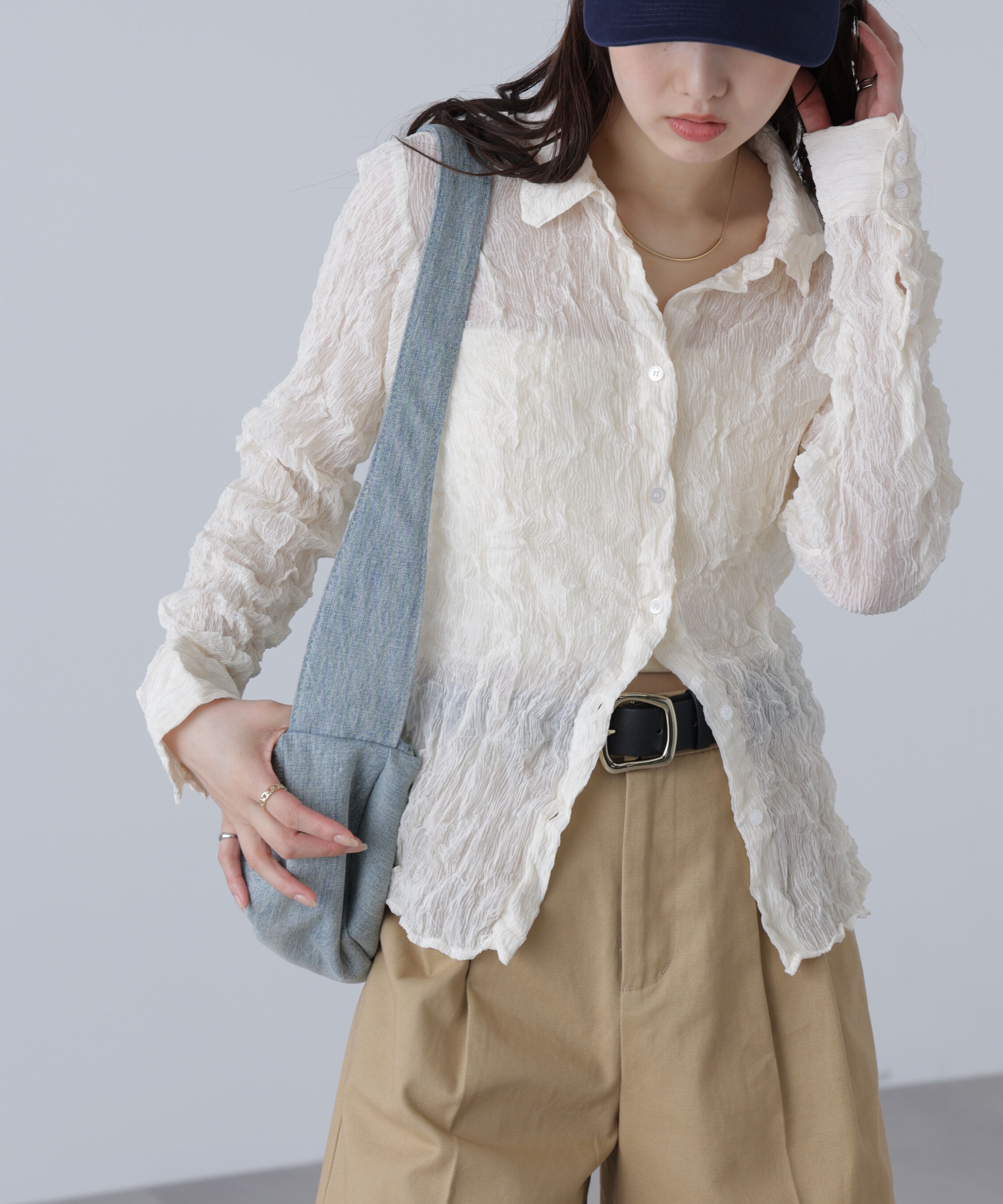  「シアースリムシャツ」|シャツ・ブラウス|