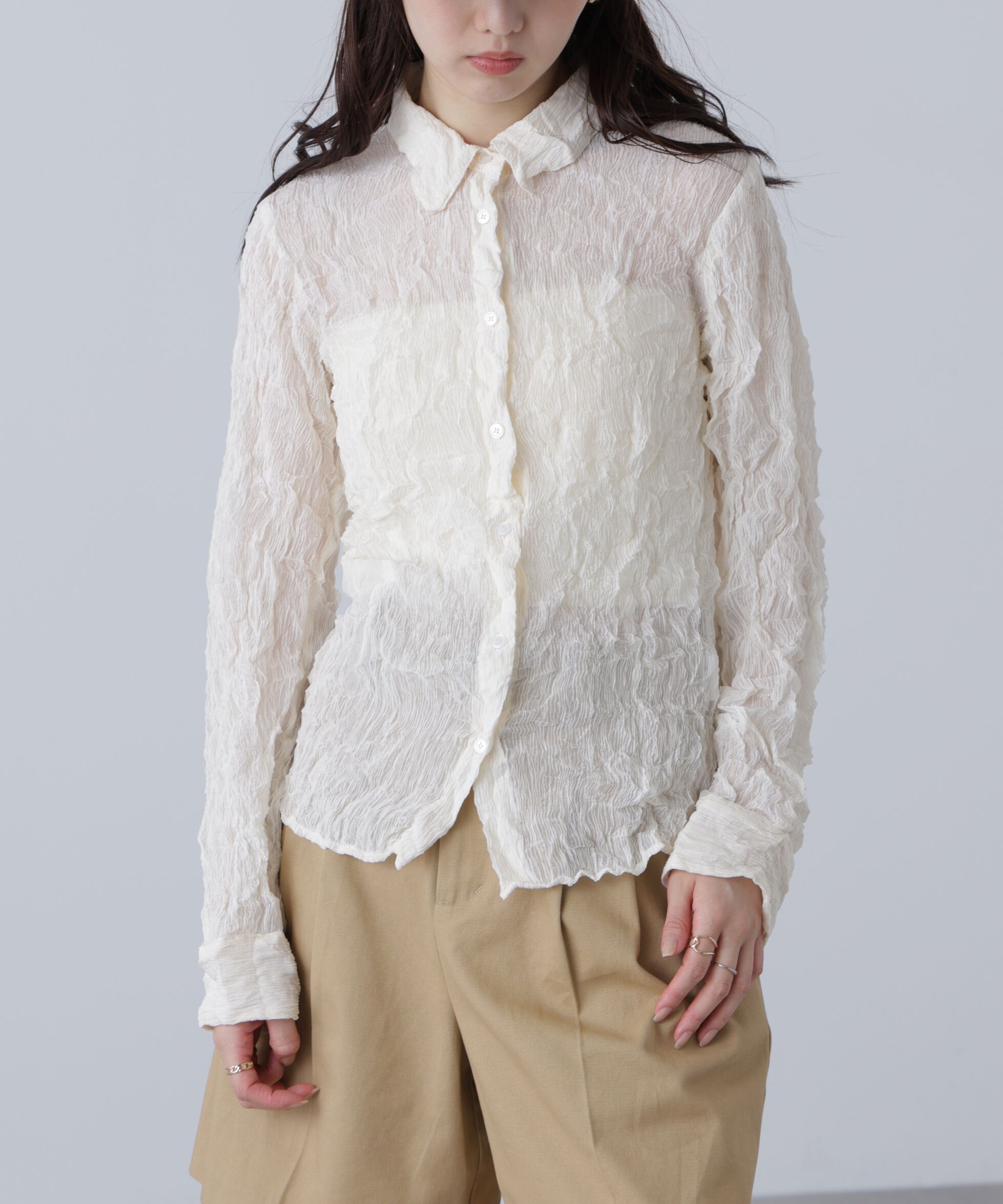  「シアースリムシャツ」|シャツ・ブラウス|