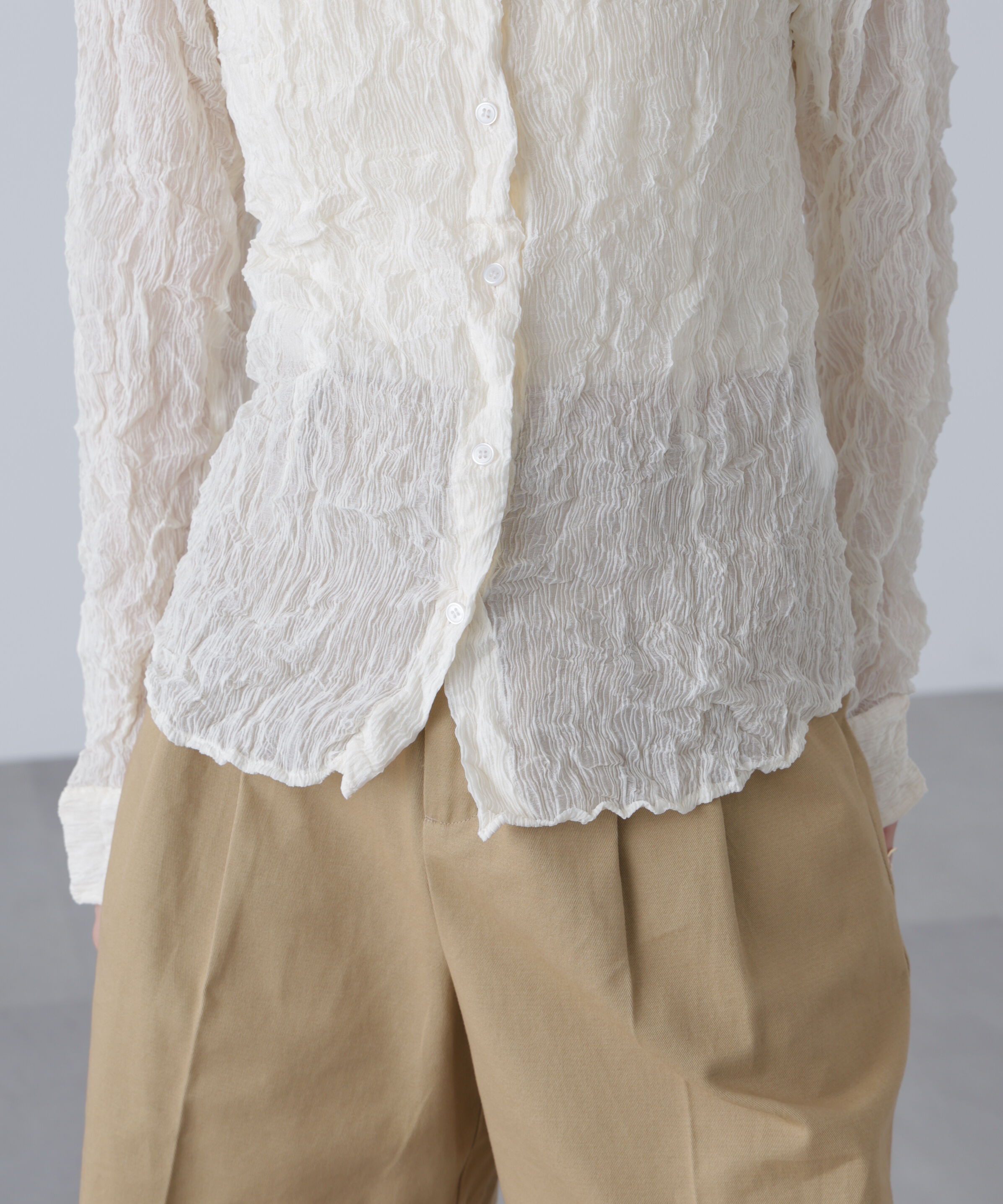  「シアースリムシャツ」|シャツ・ブラウス|