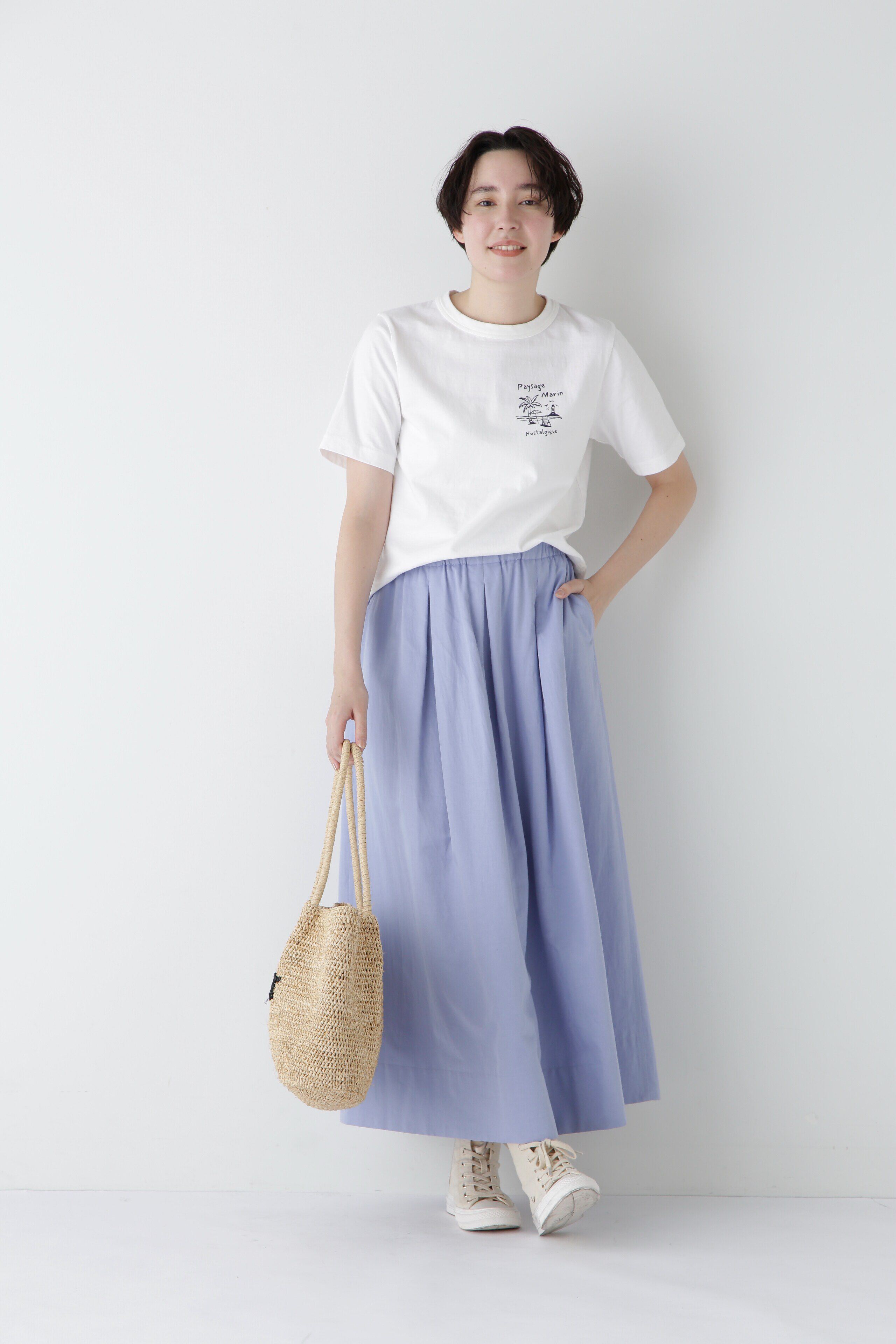  「◆リサイクルコットン度詰天竺Ｔシャツ」|Tシャツ・カットソー|