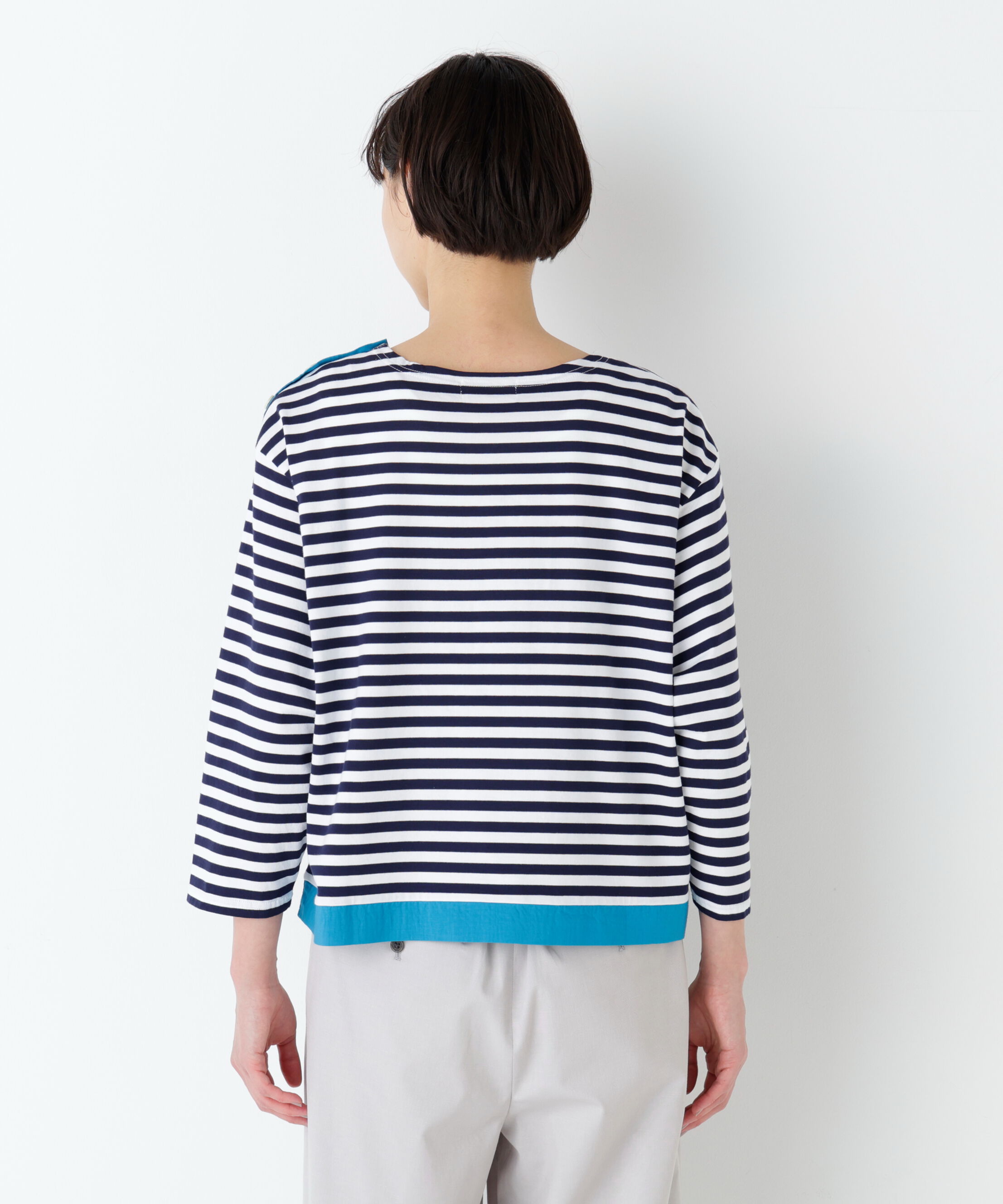  「天竺ボーダーカットソー」|Tシャツ・カットソー|