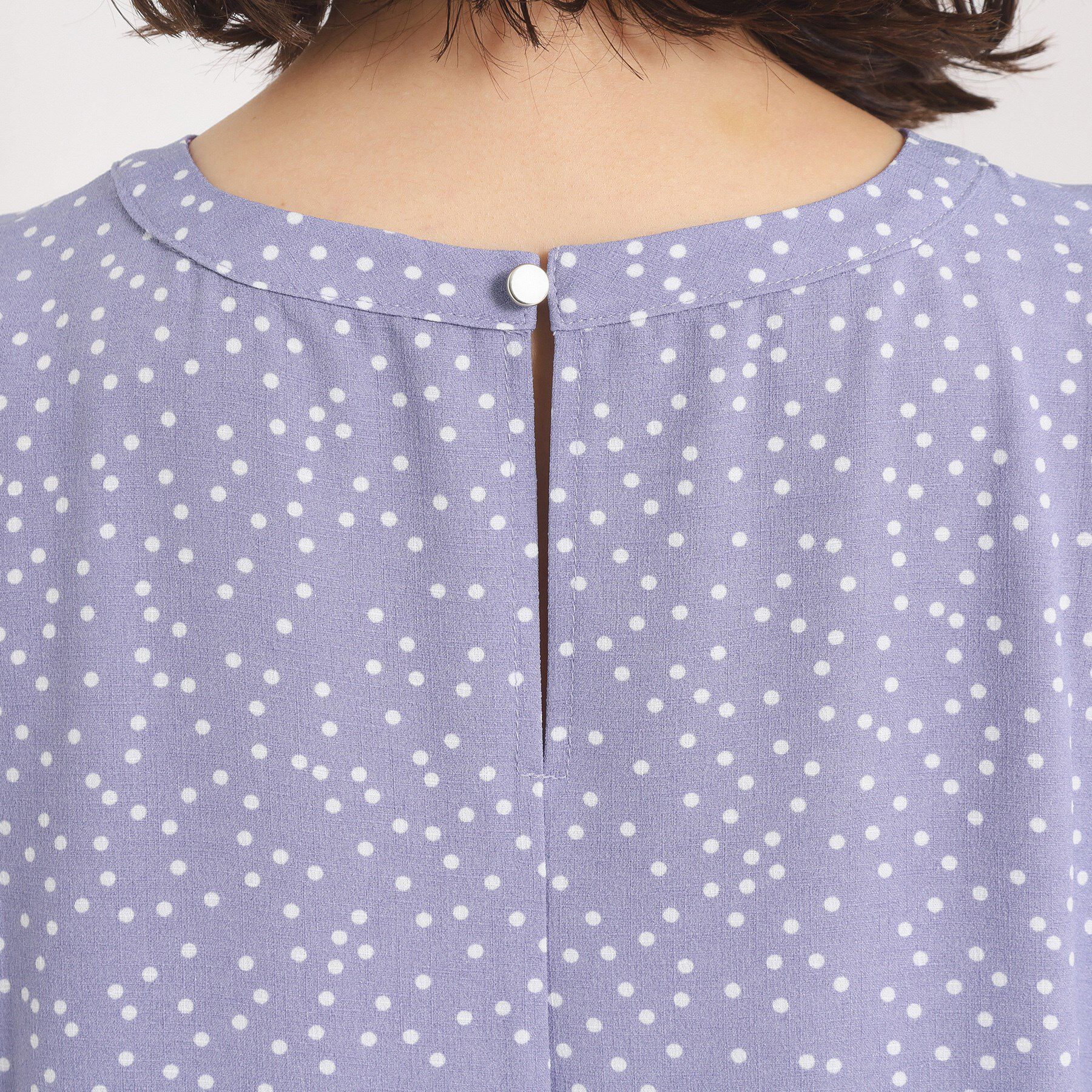 ITS&rsquo;DEMO「【UVカット／速乾／冷感／洗濯機OK／洗濯後しわになりにくい】麻調ストレッチ肩タックワンピース＜ラク」|ワンピース|