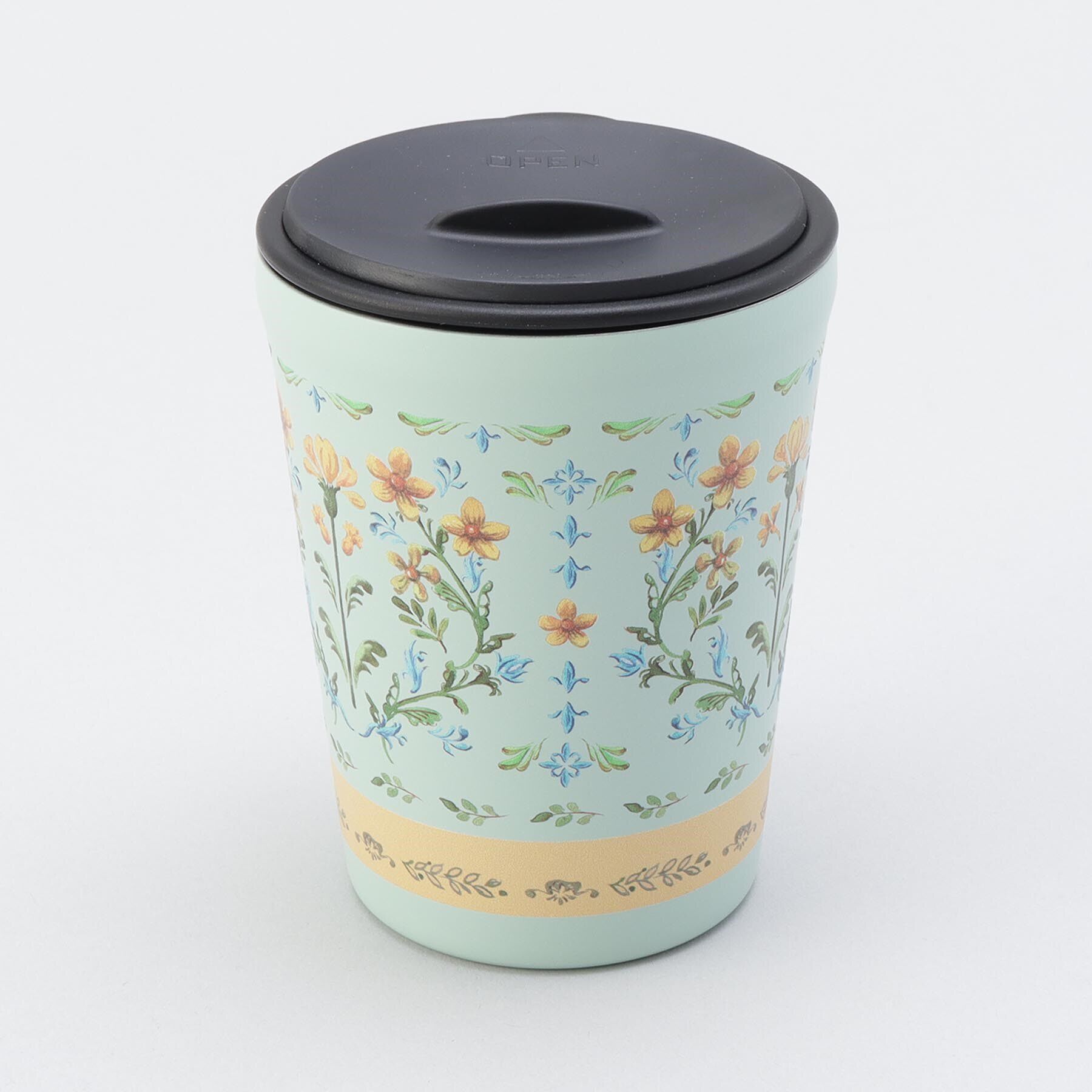 212 KITCHEN STORE「蓋付きタンブラー フラワー」|グラス・マグカップ|